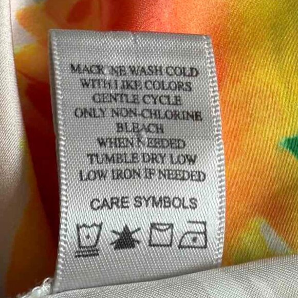 Vicente Tunic Shirt Womens Colorful Floral Print Top Long Sleeve Button Up S-z M - Picture 6 of 13